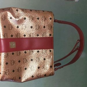 MCM Klara Medium Visetos Hobo Bag